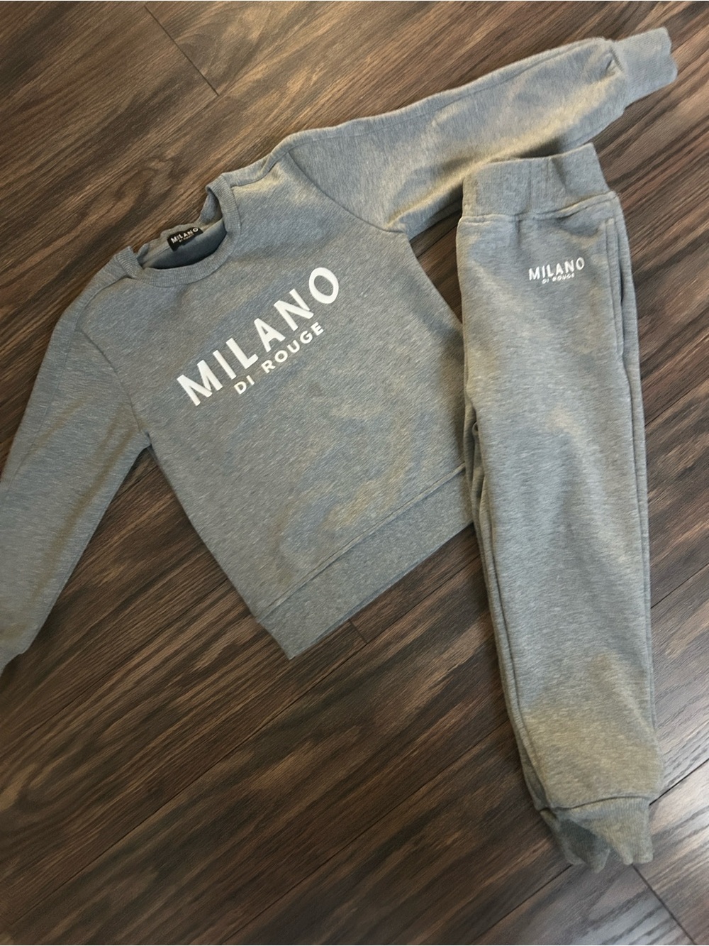 Milano Di Rouge Kids' Gray Sweatpants - Cozy Everyday Bottoms